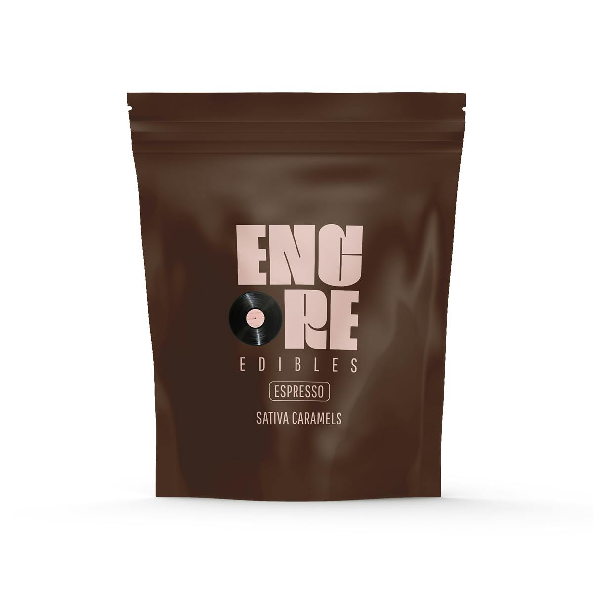 Espresso Caramels Sativa [10pk] (100mg) Encore Edibles