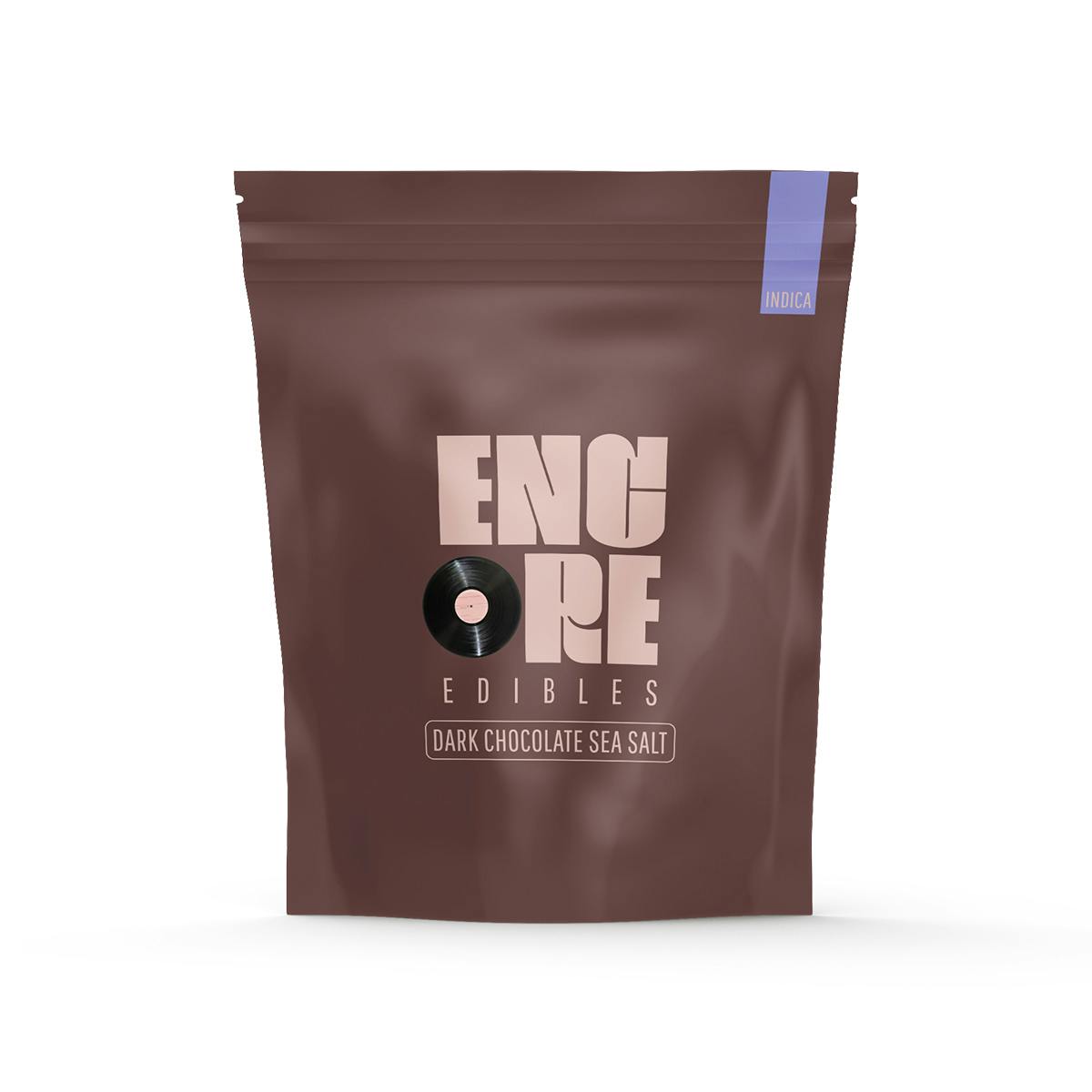 Dark Chocolate Sea Salt - Indica [10pk] (110mg) by Encore Edibles
