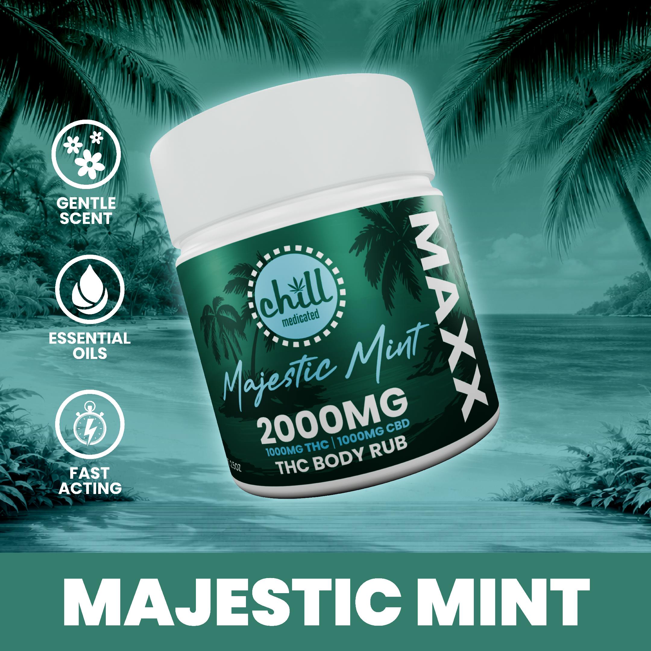 Maxx Majestic Mint Body Rub