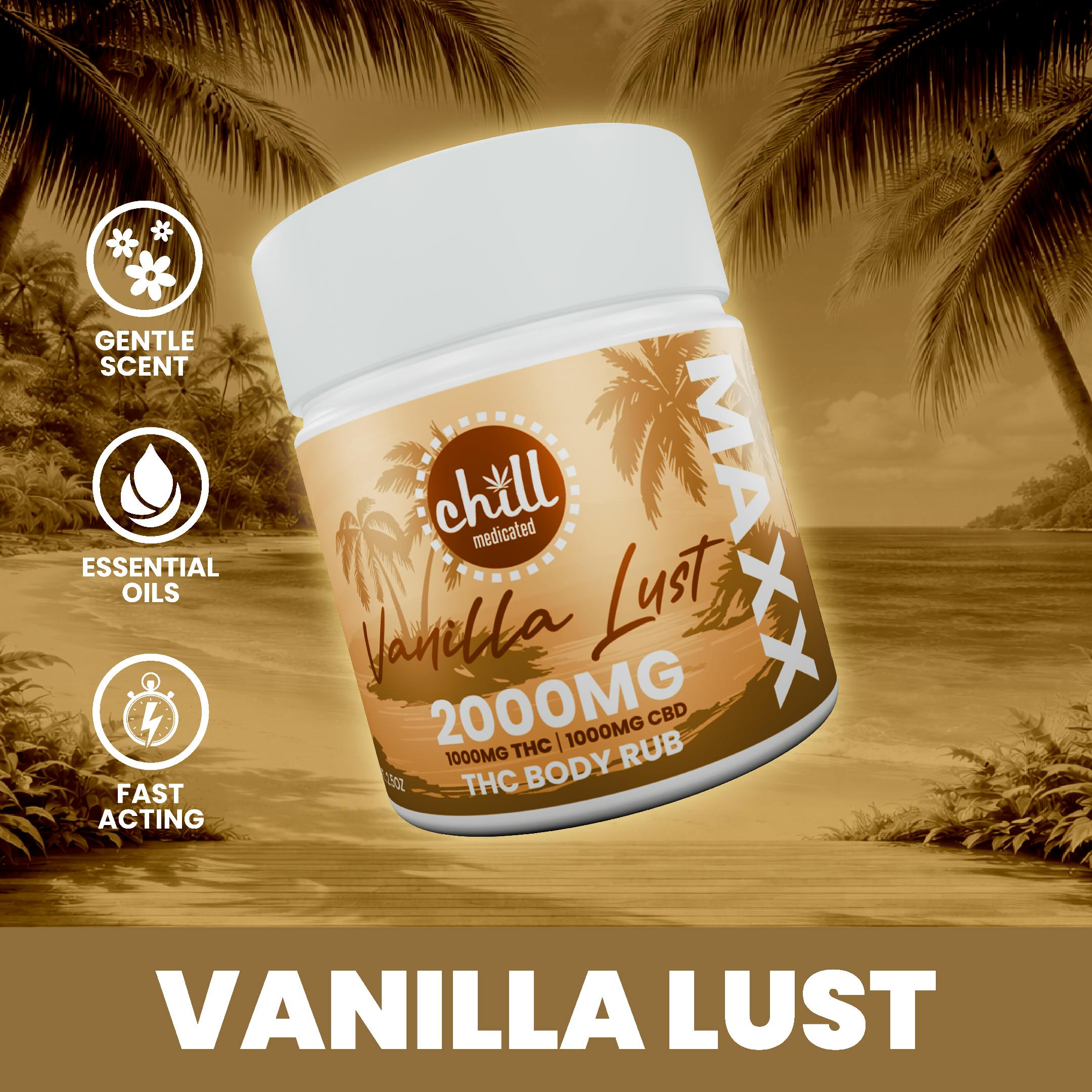Maxx Vanilla Lust Body Rub