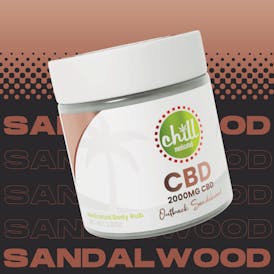 2000mg CBD | Outback Sandalwood Body Rub | MED