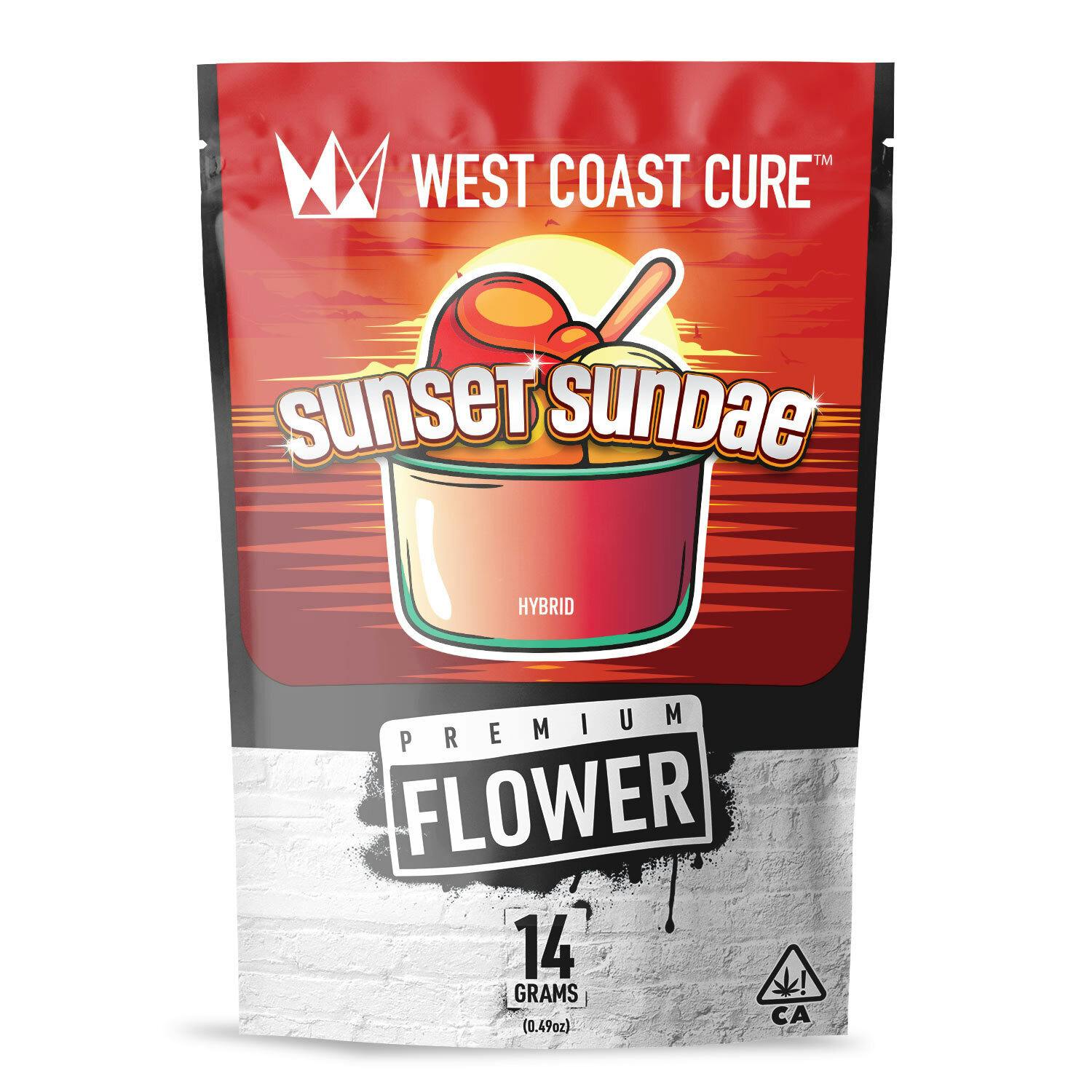 Sunset Sundae - 14G Premium Flower - West Coast Cure