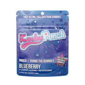 Kushy Punch | Indica Blueberry INDIVIDUALS | THC GUMMIES | 200mg