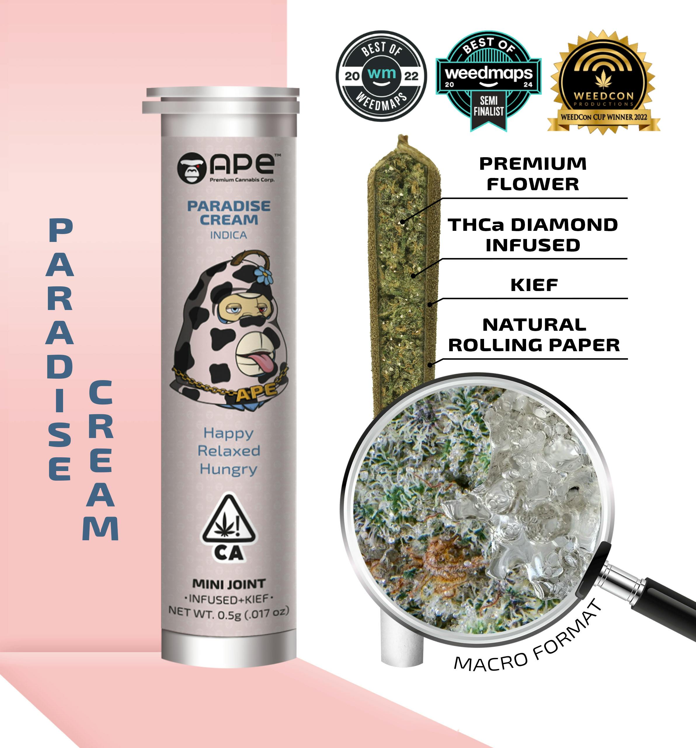 PARADISE CREAM - Infused Joint 0.5g