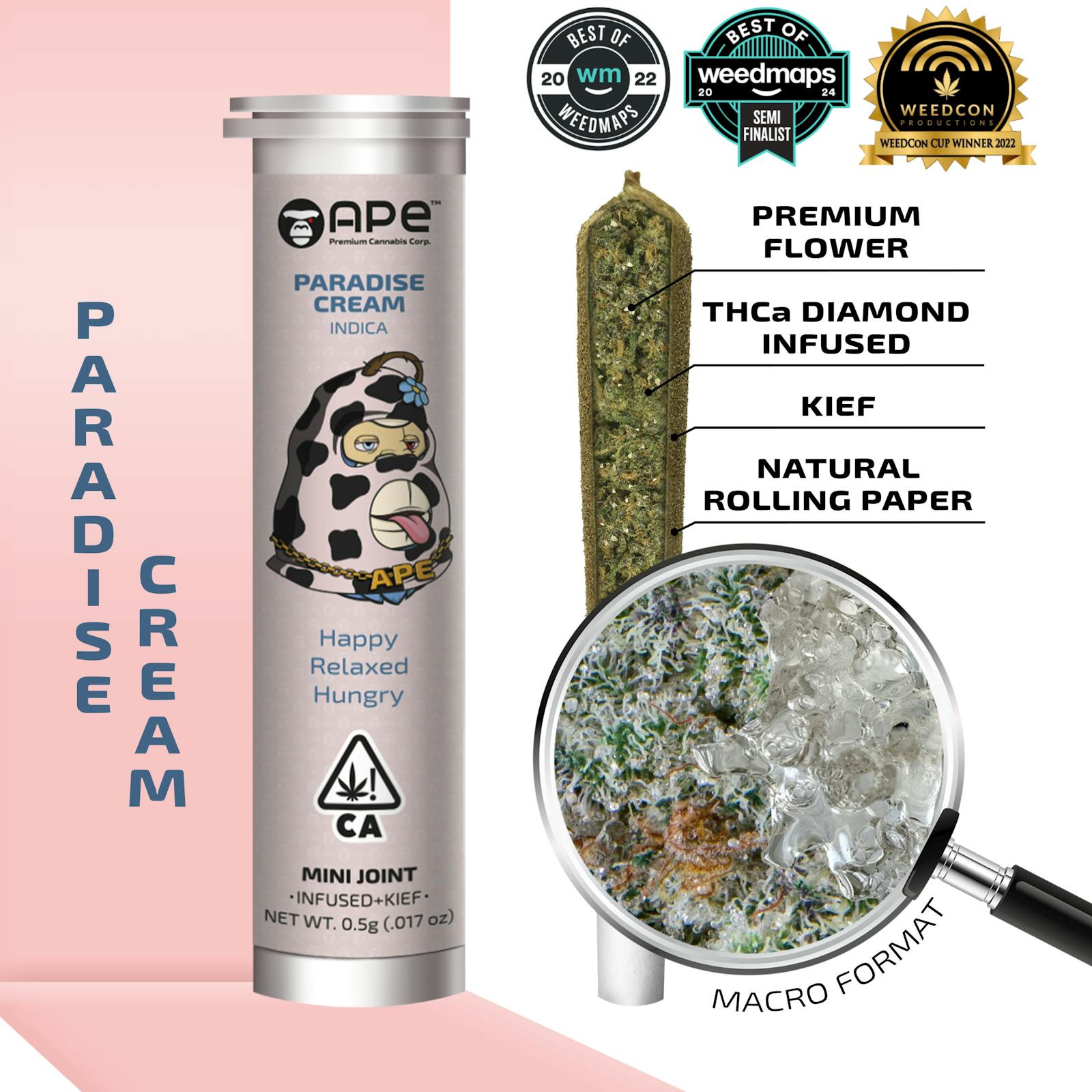 PARADISE CREAM - Infused Joint 0.5g