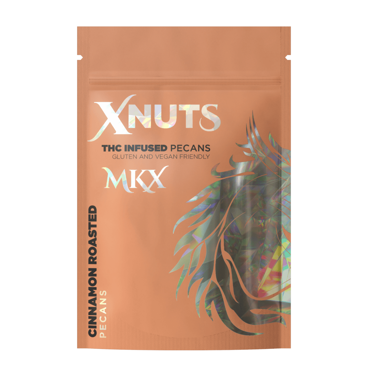 X-Nuts | Cinnamon Roasted Pecans Edibles | 100mg | 20ct | 5mg/ea