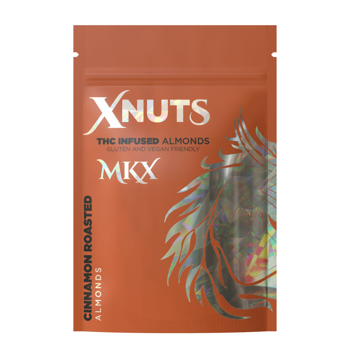 X-Nuts | Cinnamon Roasted Almonds Edibles | 100mg | 20ct | 5mg/ea