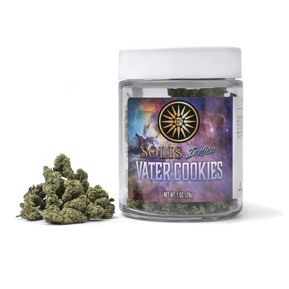 Vater Cookies Jarred Flower (28g) Indica Solis
