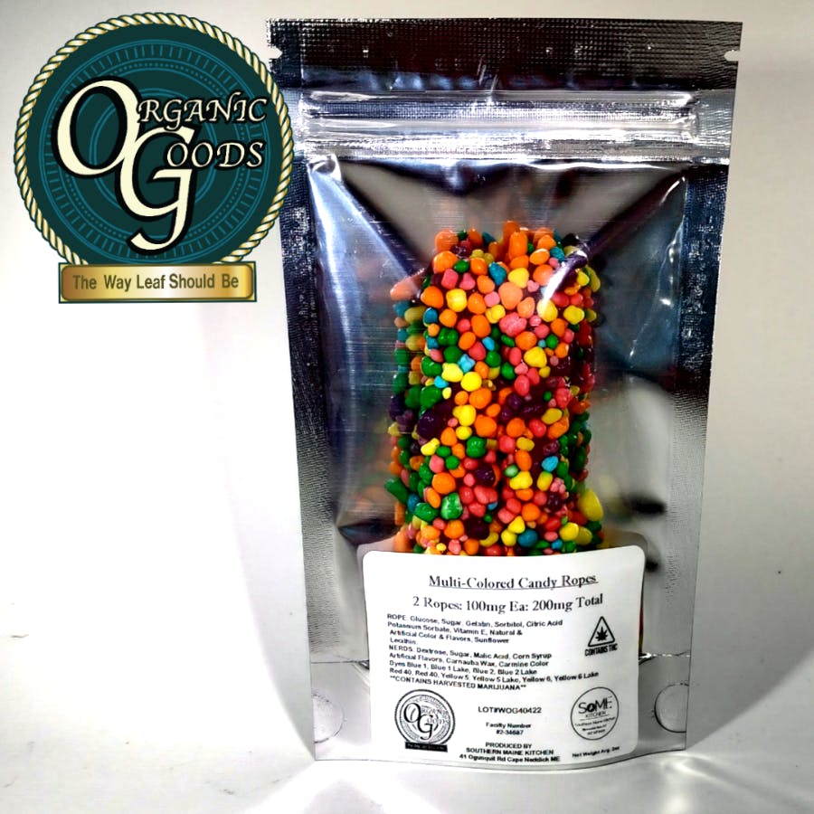 Organic Goods OG Fruity Candy Rope w/Hash Rosin and Premium Concentrate