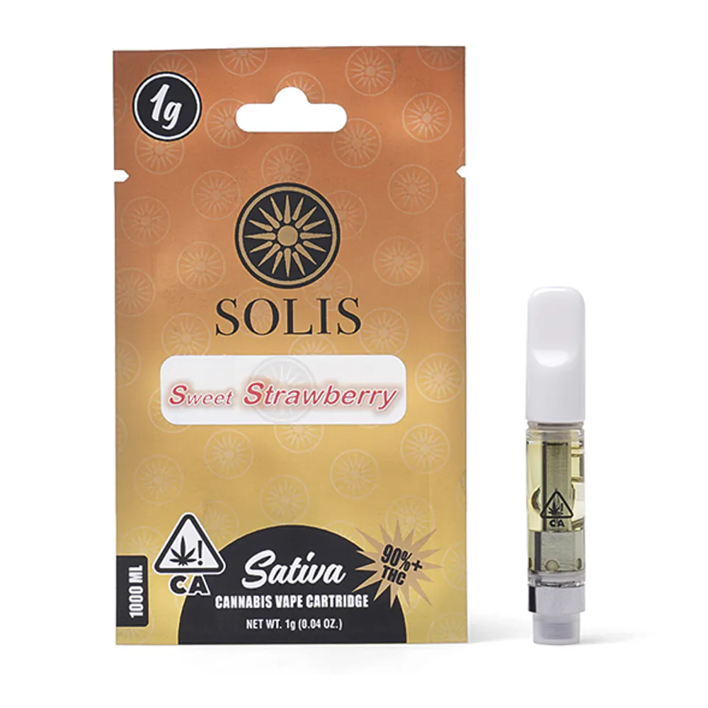 Solis - Sweet Strawberry - Distillate Vape (1g) Main Image