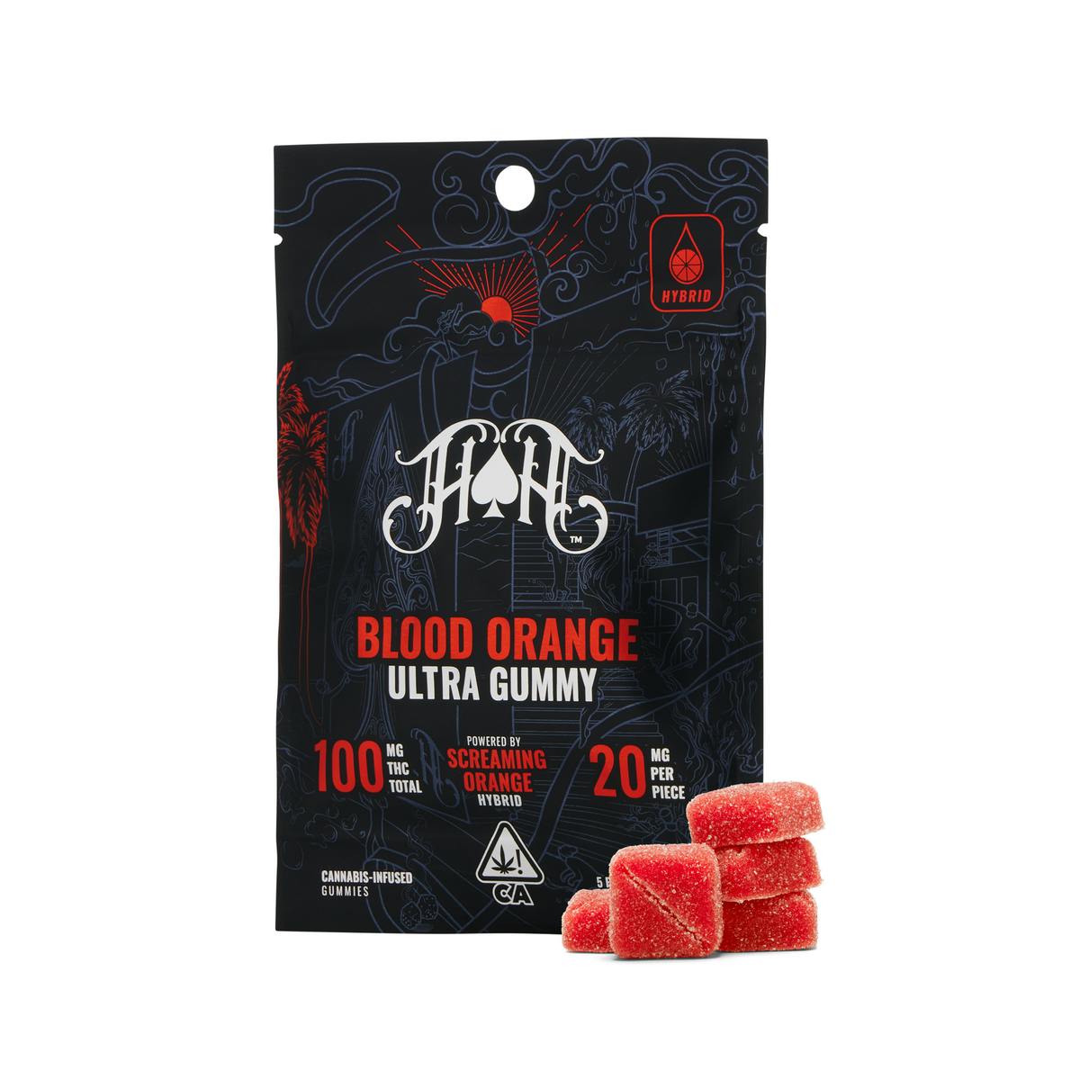 Blood Orange | Hybrid - Ultra Pure Gummies - 100mg THC