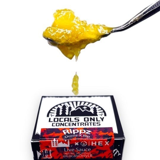 Locals Only Concentrates Rippz Live Sauce Weedmaps