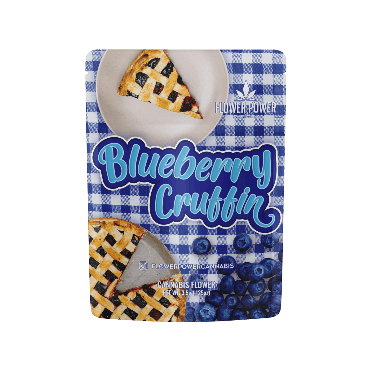 Flower Power Cannabis Blueberry Cruffin 3.5G Pre Pack Weedmaps