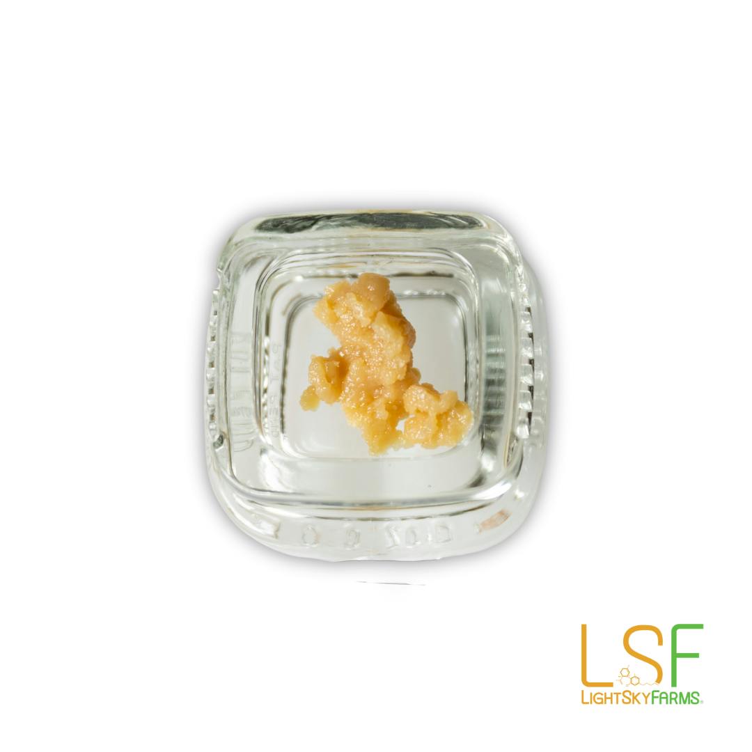 LightSky Farms Garlic Snake Breath 1g Live Rosin Weedmaps