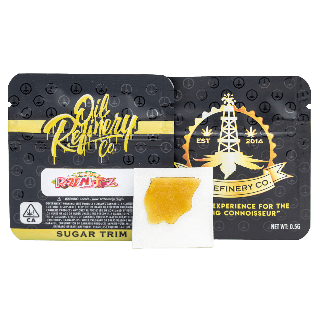 Oil Refinery Co | Strawberry Runtz - .5g Sugar Trim - Jungle Boys