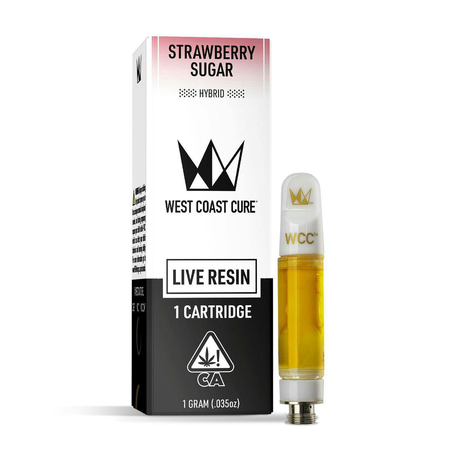 West Coast Cure: Strawberry Sugar Live Resin Cartridge - 1g