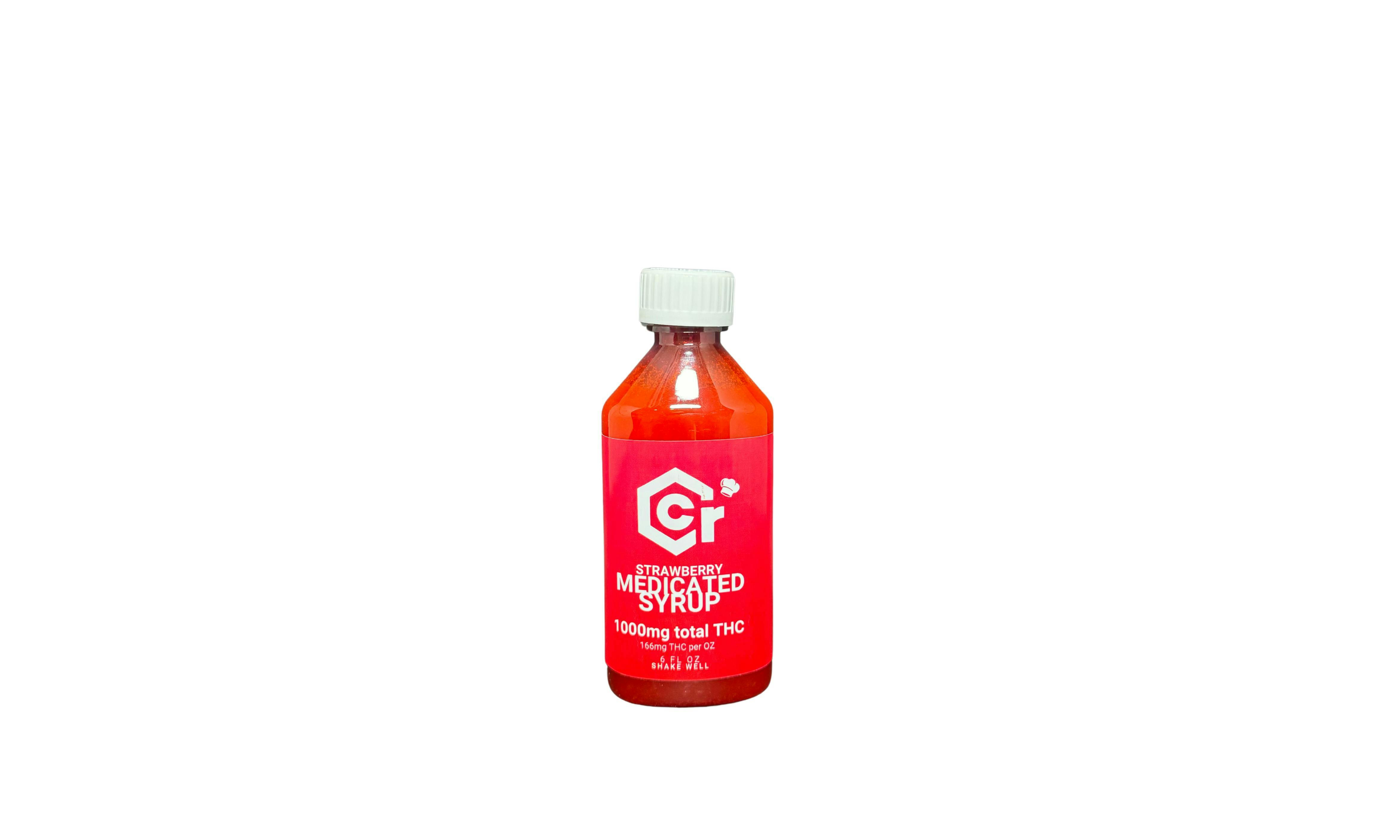 1000mg Strawberry Medicated Syrup | Coastal Remedies by Coastal Remedies
