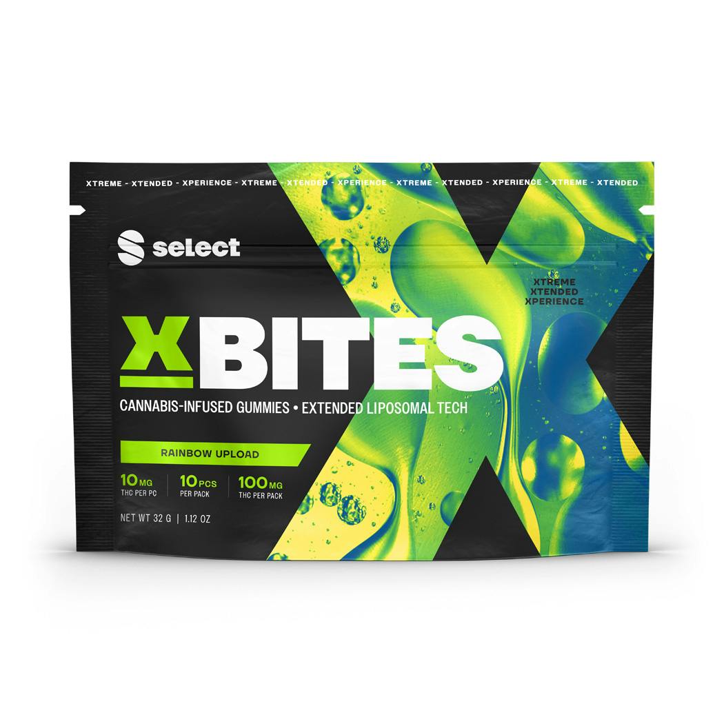 Rainbow Upload X Bites 10pk (100mg) - Select