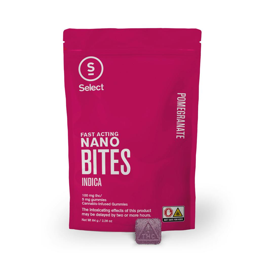 Pomegranate Nano Bites 20pk (100mg) Indica Select