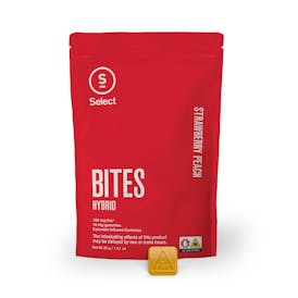 Strawberry Peach Classic Bites 10pk (100mg) | Hybrid