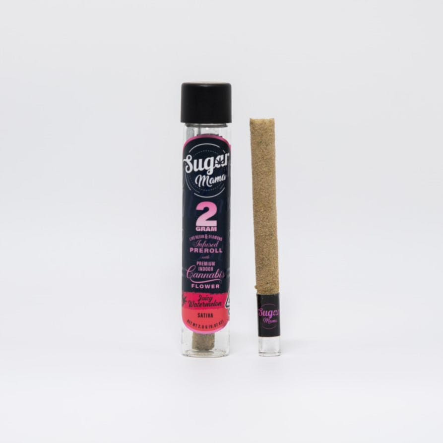 Sugar Daddy Sugar Mama | Juicy Watermelon | Sativa Infused Preroll 2g ...