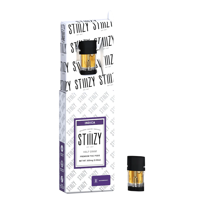 STIIIZY Vape - WATERMELON Z - PREMIUM THC POD .5G - IL, Cartridges