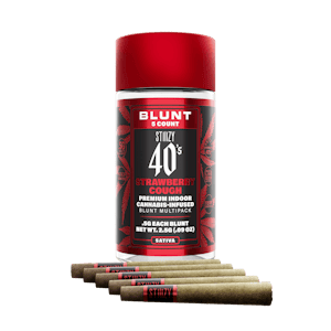 STIIIZY - Stiiizy - Strawberry Cough .5G 40's Infused Mini Blunt 5 Pack