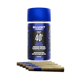 - BLUE DREAM - .5G 40's Infused Mini Blunt 5 Pack