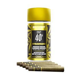- STRAWNANA - .5G 40's Infused Mini Blunt 5 Pack