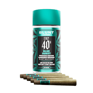 STIIIZY - Stiiizy - Blue Burst .5G 40's Infused Mini Blunt 5 Pack