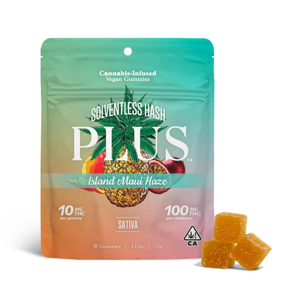 Maui Haze Sativa Solventless Gummies