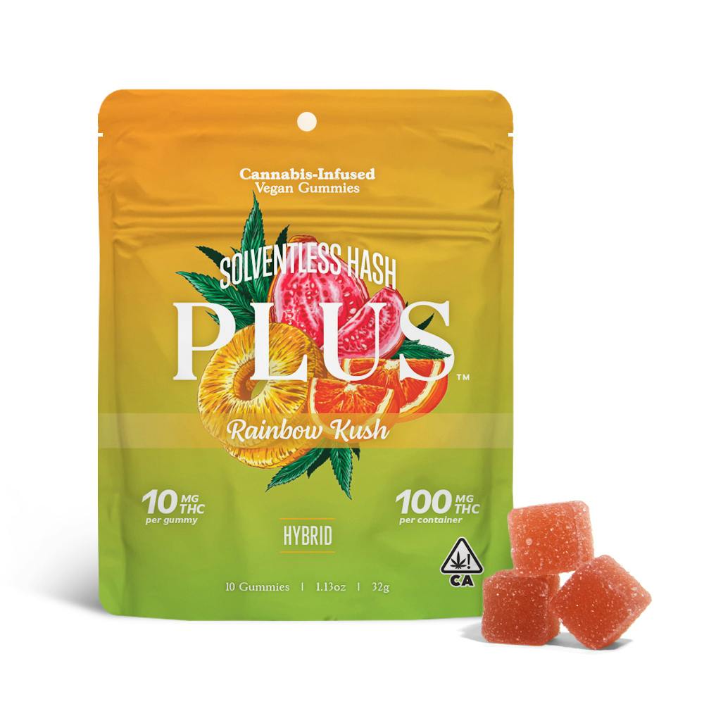 Rainbow Kush Hybrid Solventless Gummies