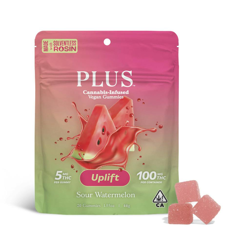 Sour Watermelon Gummies Solventless Rosin