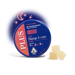 PLUS™️ Products - PLUS - Edible - Lychee Sleep 1:2:3 Gummies - 100mg