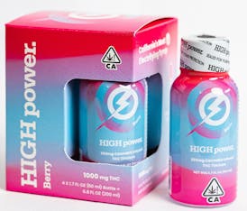 HIGH Power syrup - Berry 1000mg THC (4 Pack)