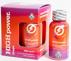 HIGH Power syrup - Grape 1000mg THC (4 Pack)
