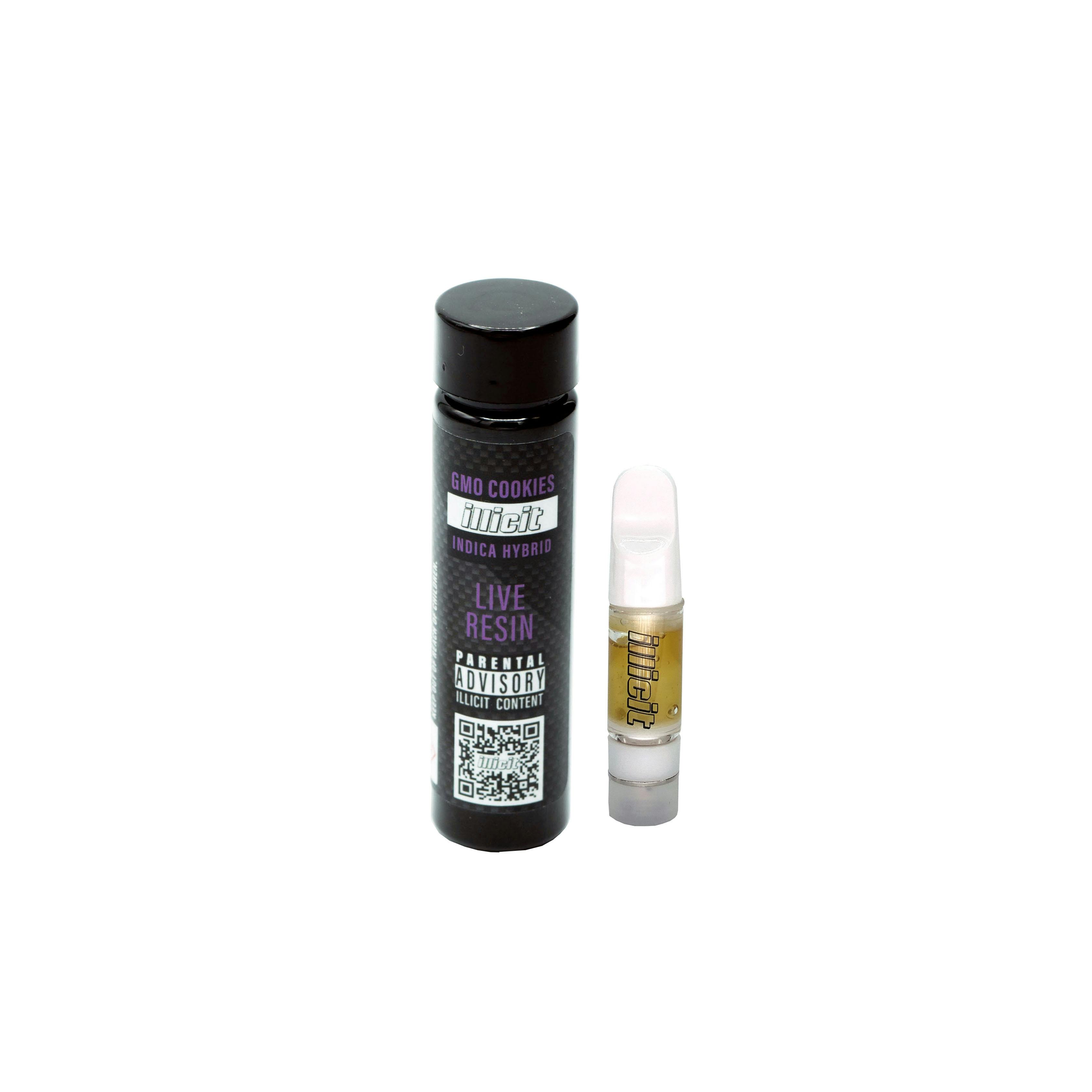 GMO Cookies 0.5g Live Resin Vape by ILLICIT