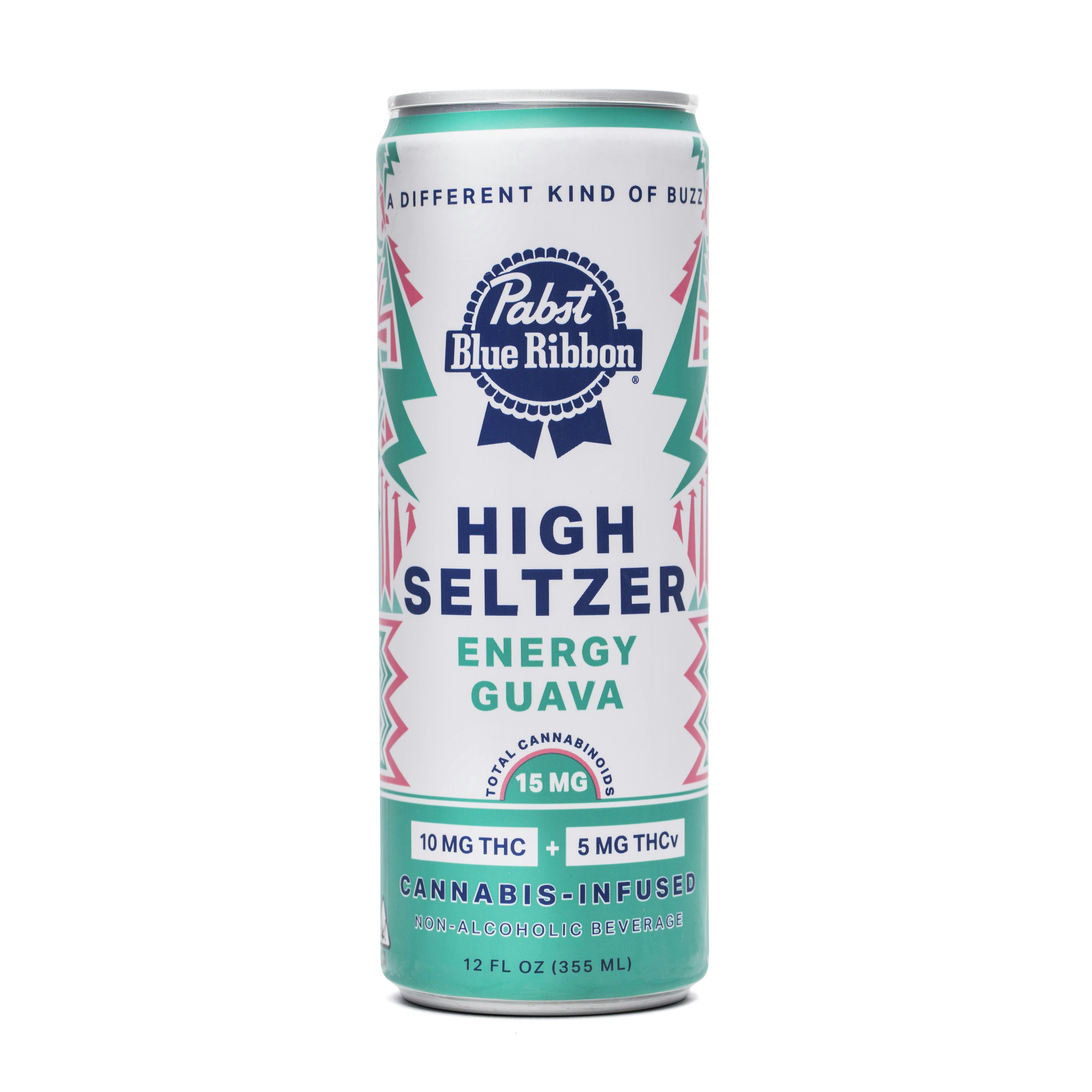 PABST | PBR - DAYTIME GUAVA | 10mg THC + 5mg THCv | Single Can