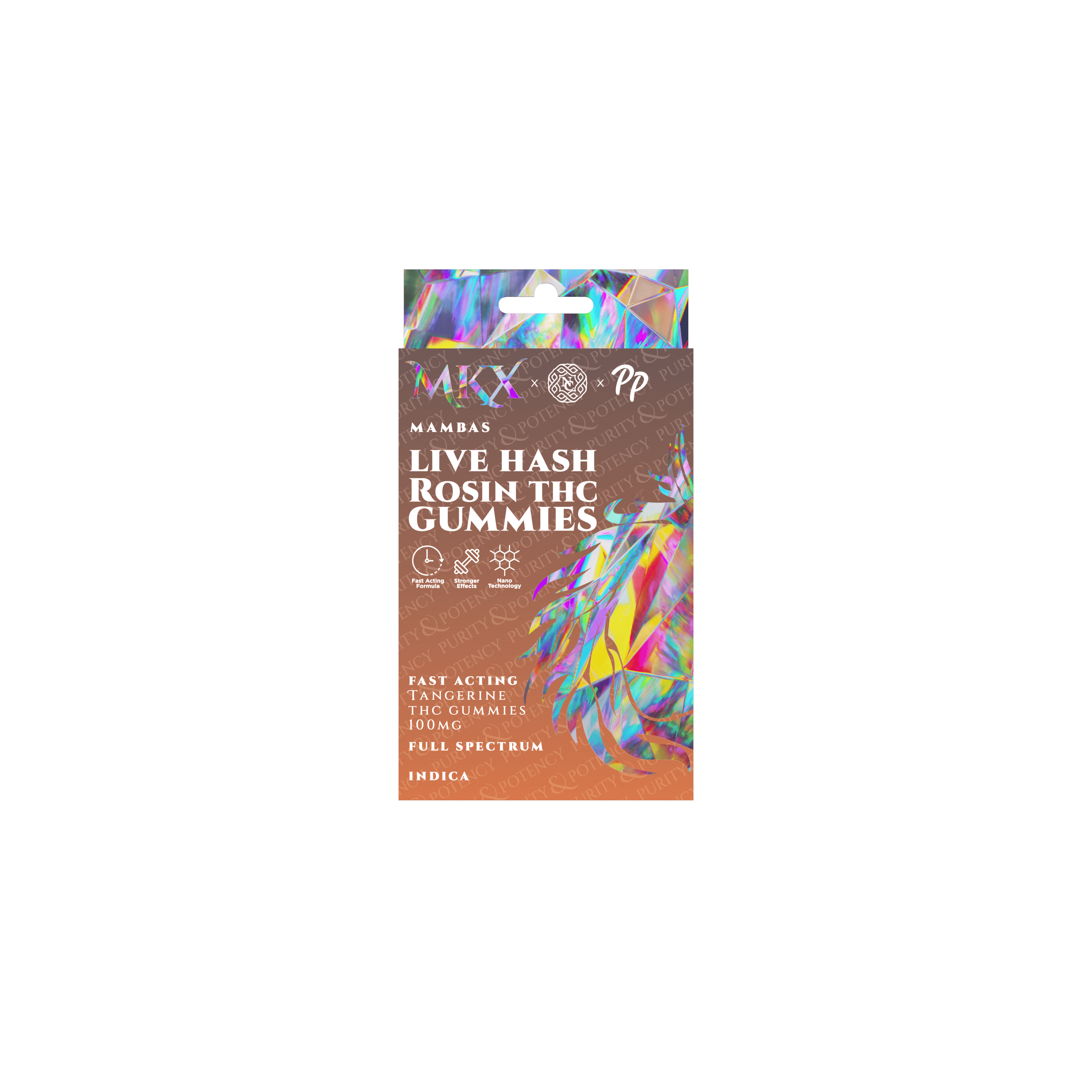 Mambas Live Hash Rosin Gummies | 100mg | 5ct | 20mg/ea