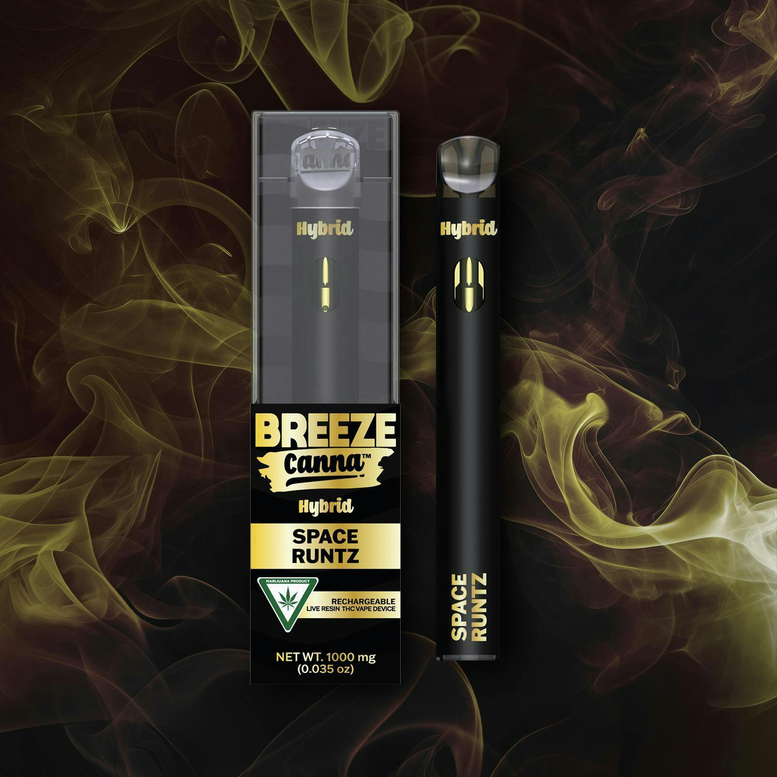 BREEZE Canna | Space Runtz | Live Resin PLUS Disposable | 1g by BREEZE Canna