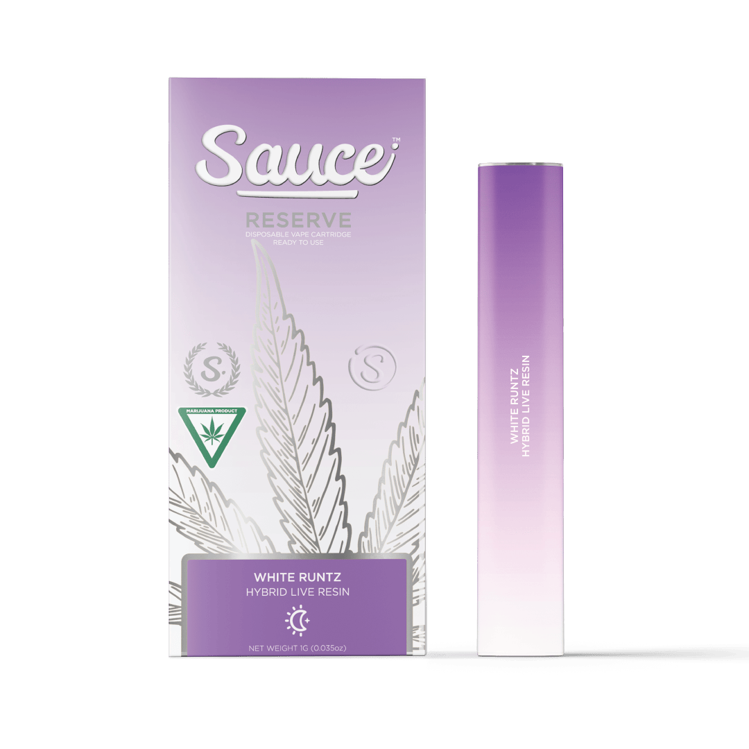 Sauce | Reserve | White Runtz | Live Resin Disposable | 1g cannabis product