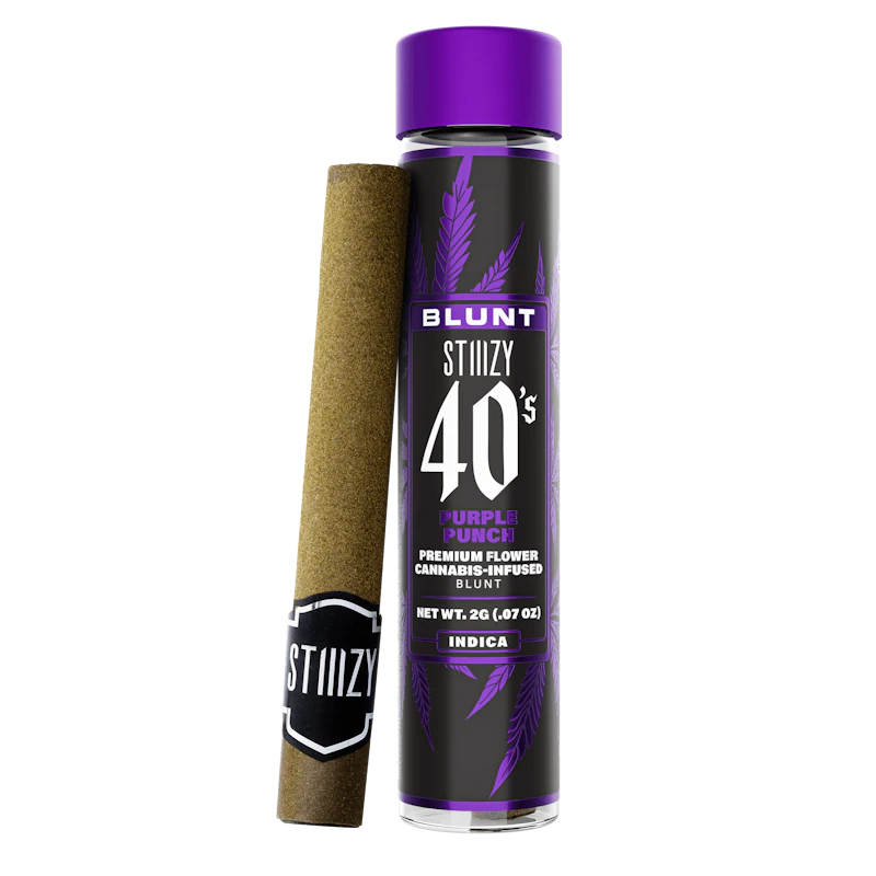 STIIIZY - PURPLE PUNCH - 2G 40's Infused Blunt, Infused Pre-Rolls