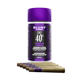 - PURPLE PUNCH - .5G 40's Infused Mini Blunt 5 Pack