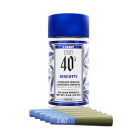 - BISCOTTI - .5G 40's Infused Preroll Pack
