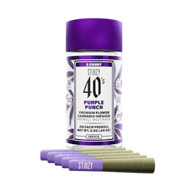 - PURPLE PUNCH - .5G 40's Infused Preroll 5 Pack
