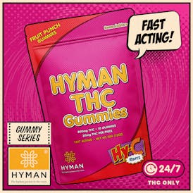 HY-C Runtz | ALL DAY • Fast Acting 200mg Gummies | HYMAN | REC