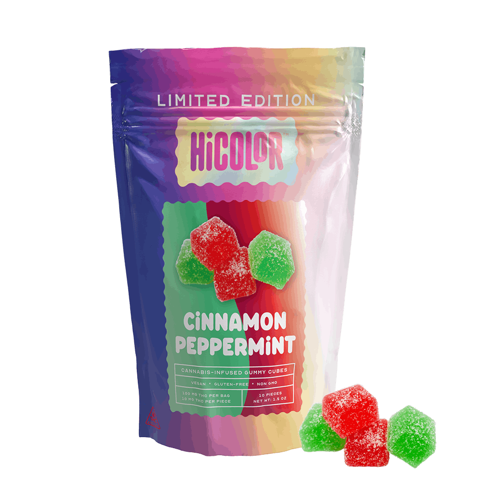 HiCOLOR Cinnamon Peppermint Gummies [10pk] Weedmaps