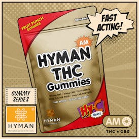 HY-C Runtz | AM • Fast Acting 200mg Gummies | HYMAN | REC
