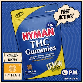 Lemon Tartz | PM • Fast Acting 200mg Gummies | HYMAN | REC