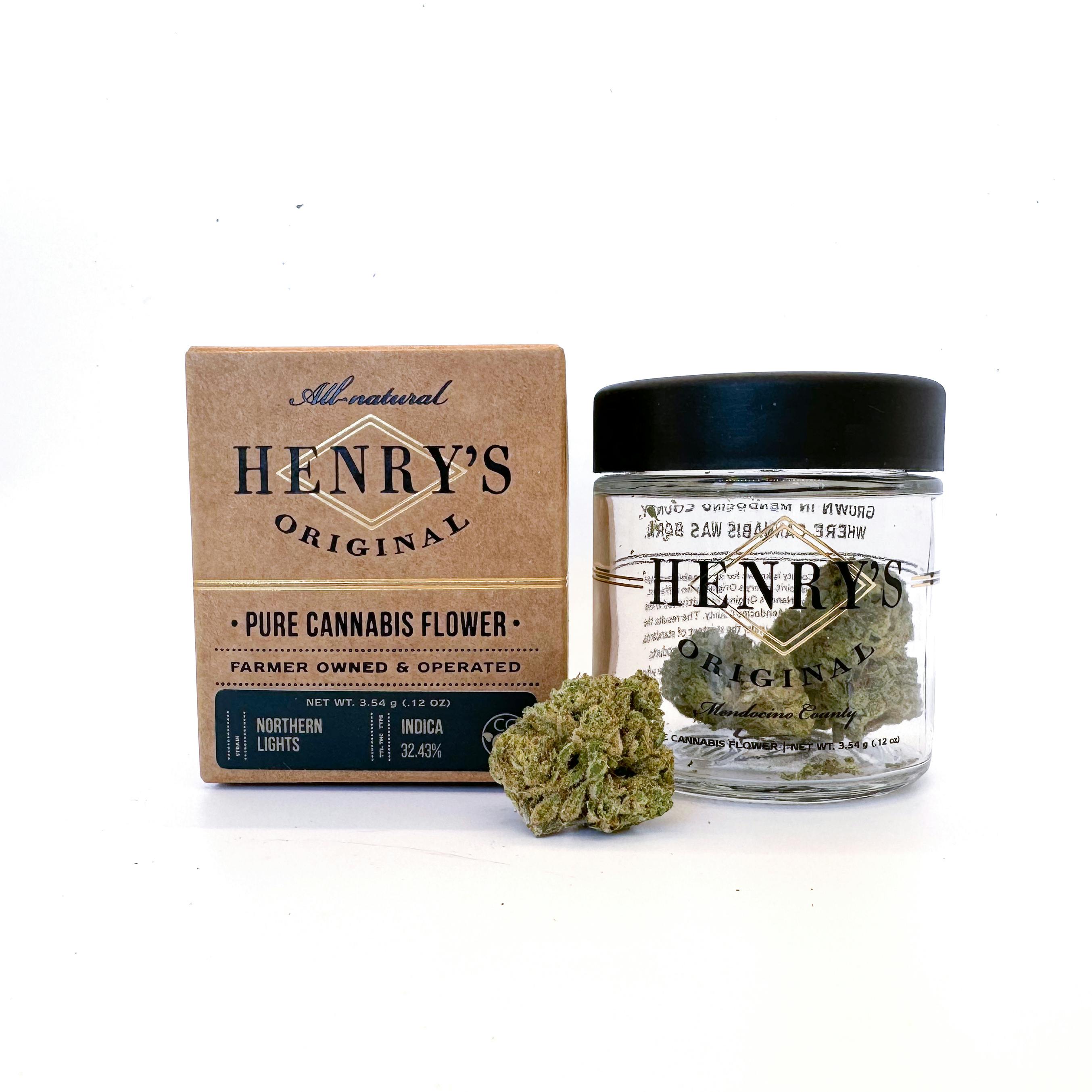 3.5g Jar Northern Lights Henry's Original